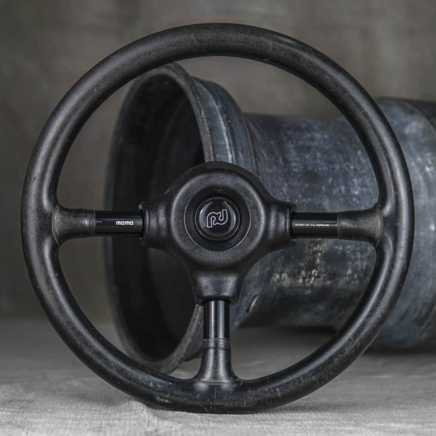 1990' MOMO "design by fa Porsche" steering wheel