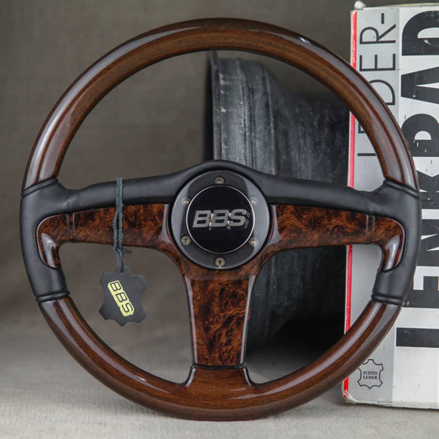 1990' BBS Holz-Lenkrad Mercedes W201