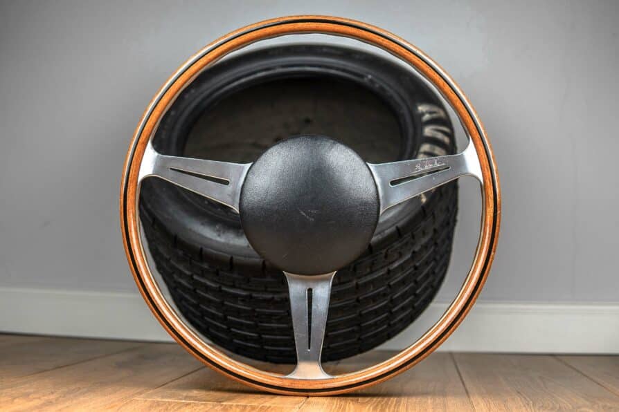 1969' NARDI wooden steering wheel Mercedes W108 / W109 / W110 / W113 Pagoda / W114 / W115