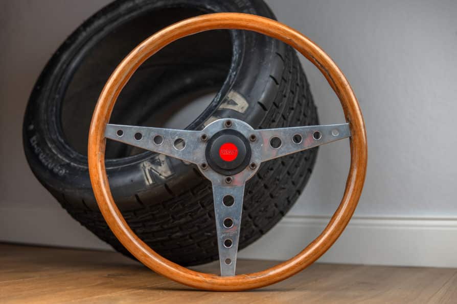 Volante in legno Grand Prix del 1970 per Fiat 500 / 600 / 595 / 695 Abarth