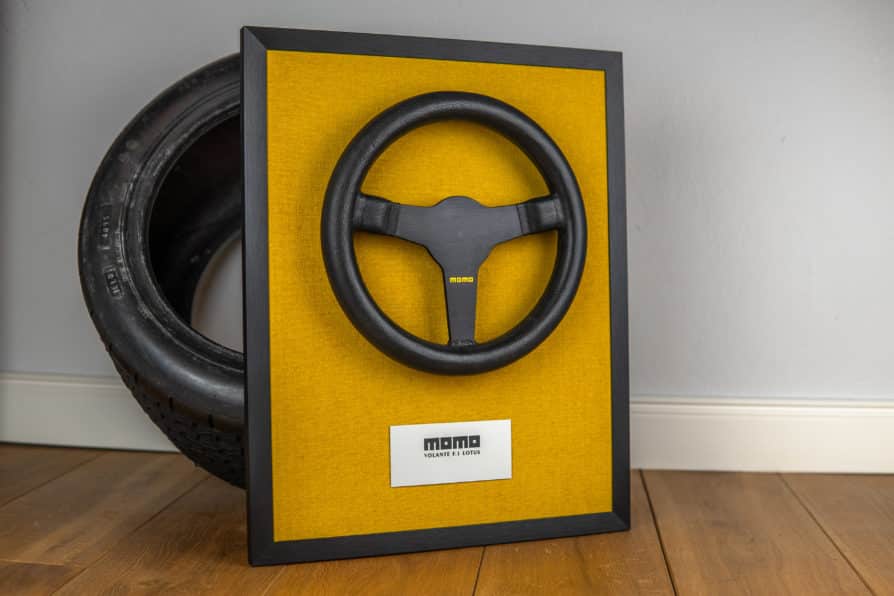 1975' MOMO F1 Steering Wheel Display Lotus 72E / Lotus Europa Group 5