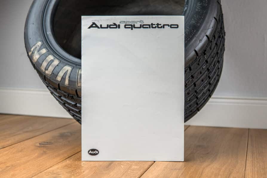 1985' Brochure AUDI QUATTRO SPORT