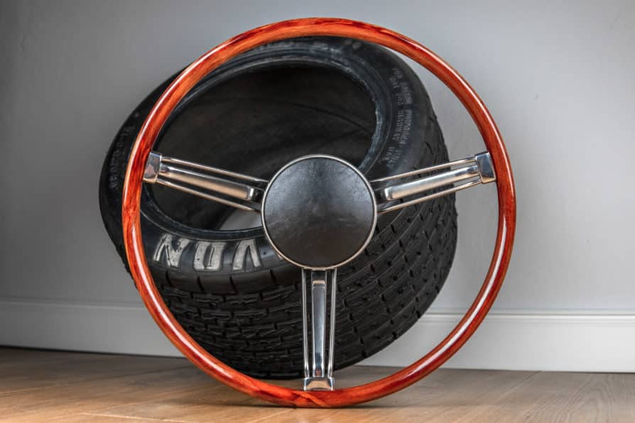 1960s Petri wooden steering wheel BMW 1800 TI / BMW 2000 TILUX