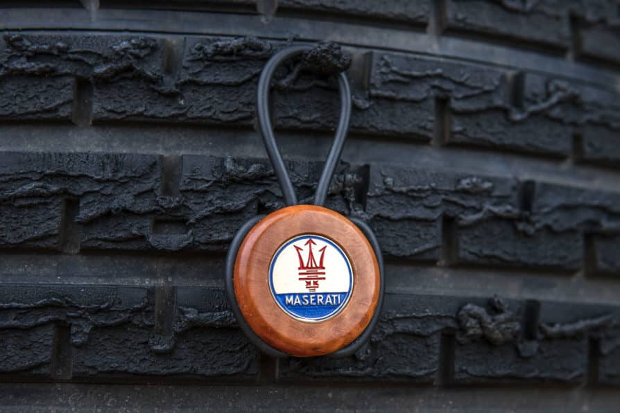 1980s Maserati keychain