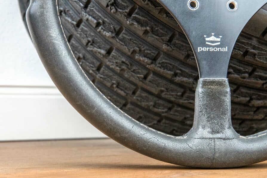 1990s PERSONAL steering wheel Group C Aston Martin AMR 1 / Rondeau M382 - Image 4