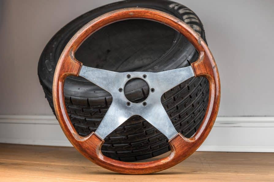 1970' PERSONAL wooden steering wheel Alfa Romeo / BMW / Porsche / Mercedes / Fiat