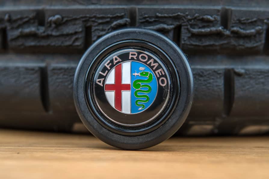 1980s MOMO horn button Alfa Romeo