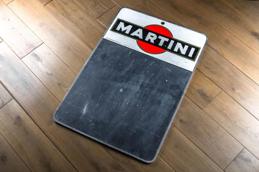 1960s Martini chalk billboard