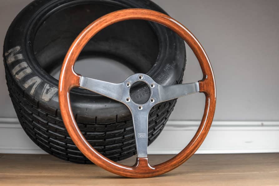 1987' MOMO "GRITTI" wooden steering wheel Jaguar / Ferrari / Porsche