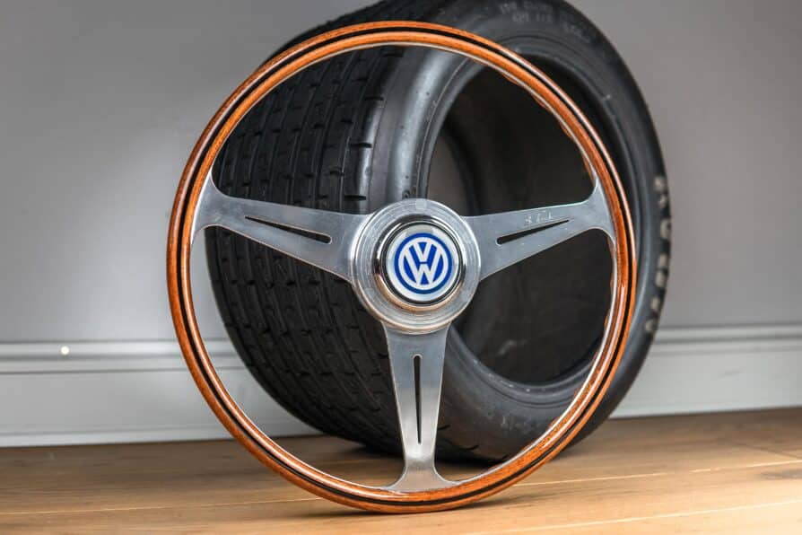 1961' NARDI wooden steering wheel VW Beetle Ovali Brezel / Karmann Ghia