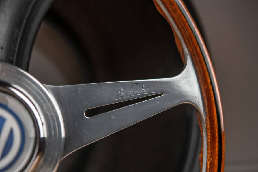 1961' NARDI wooden steering wheel VW Beetle Ovali Brezel / Karmann Ghia - Image 6