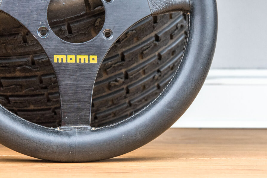 1980s Raceused MOMO steering wheel Ferrari F1 - Image 3