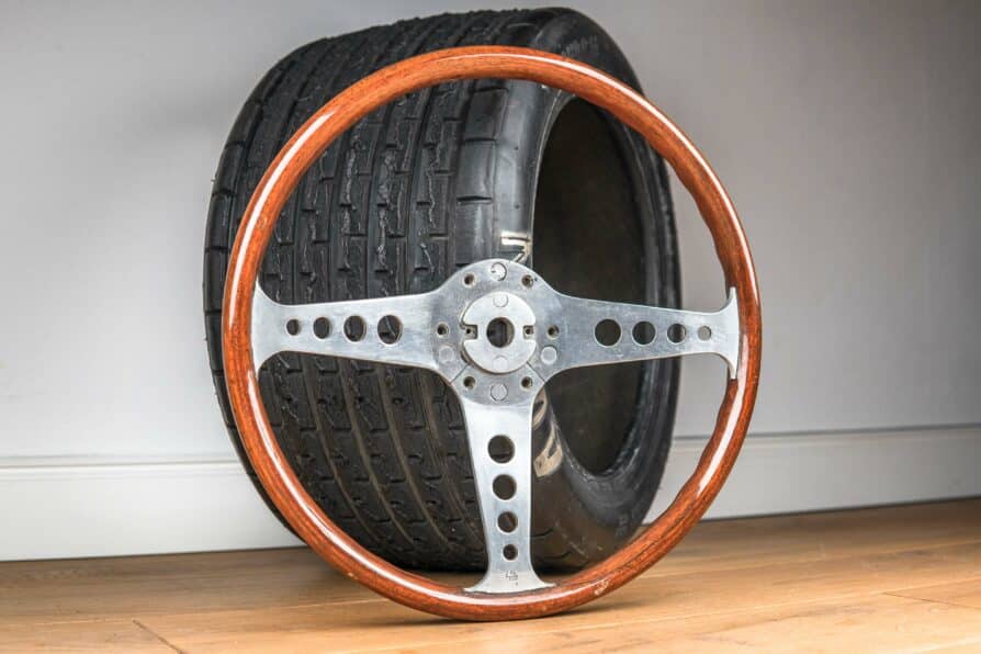1970s Les Leston wooden steering wheel Porsche / Alfa Romeo / Renault