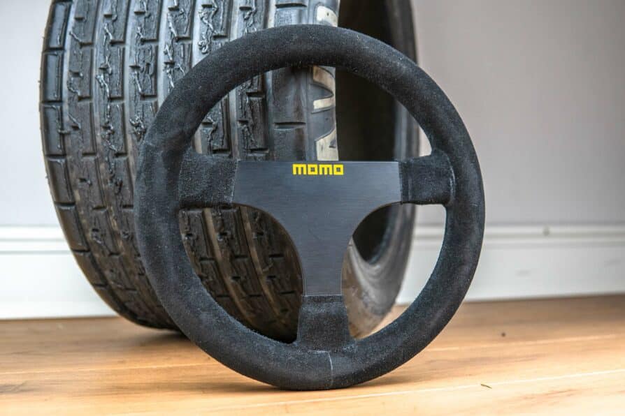1980s MOMO F1 steering wheel Lotus 97T