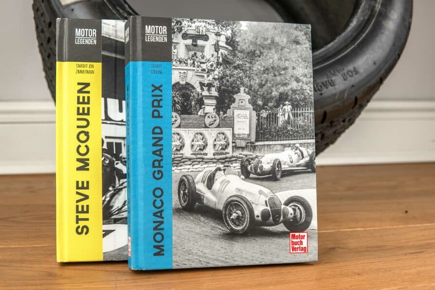 Collection of books Motor Legends Steve McQueen / James Bond / Monaco Grand Prix - Image 4