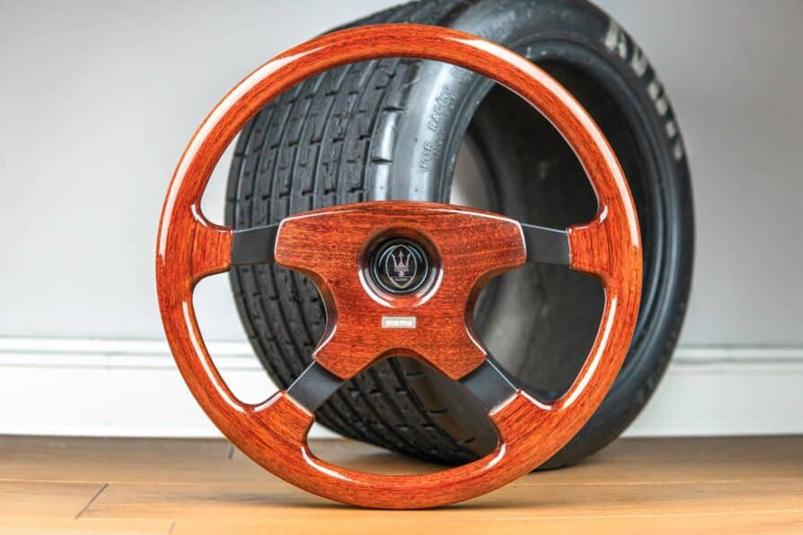 1987' MOMO wooden steering wheel Maserati Quattroporte III