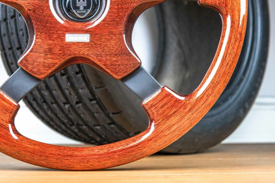 1987' MOMO wooden steering wheel Maserati Quattroporte III - Image 2