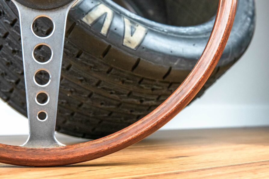 1960s Jaguar E-Type Holz-Lenkrad – Bild 4
