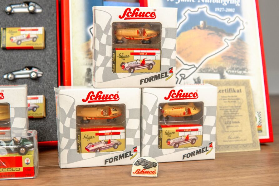 Lot mixte de Schuco Piccolo set Nürburgring / Formule 3 / Midget / Maserati – Image 4