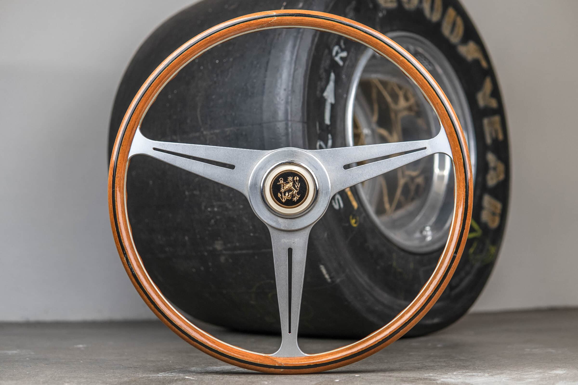 1960s Zimber DKW 1000s Holz-Lenkrad