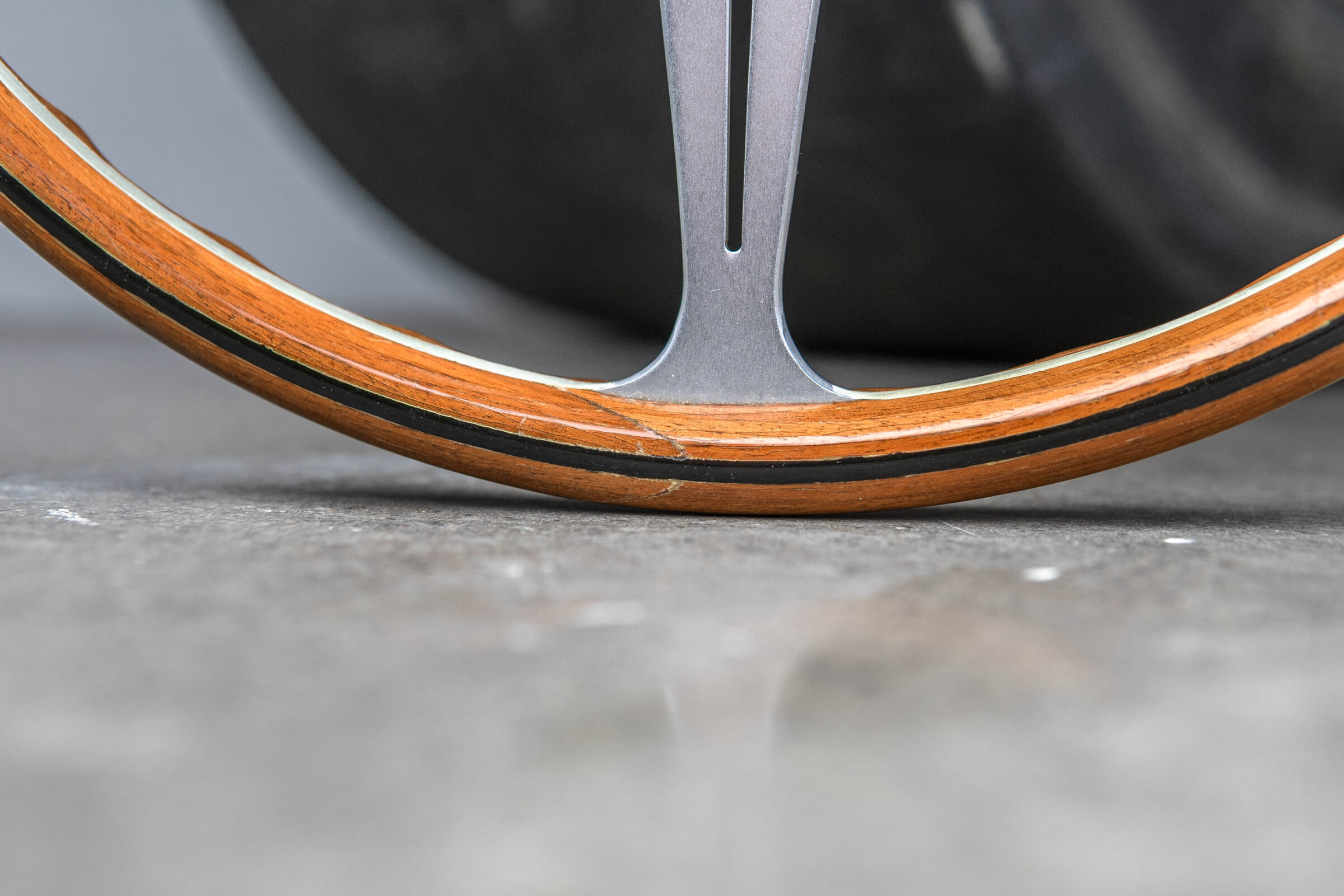 1960s Zimber DKW 1000s Holz-Lenkrad – Bild 5