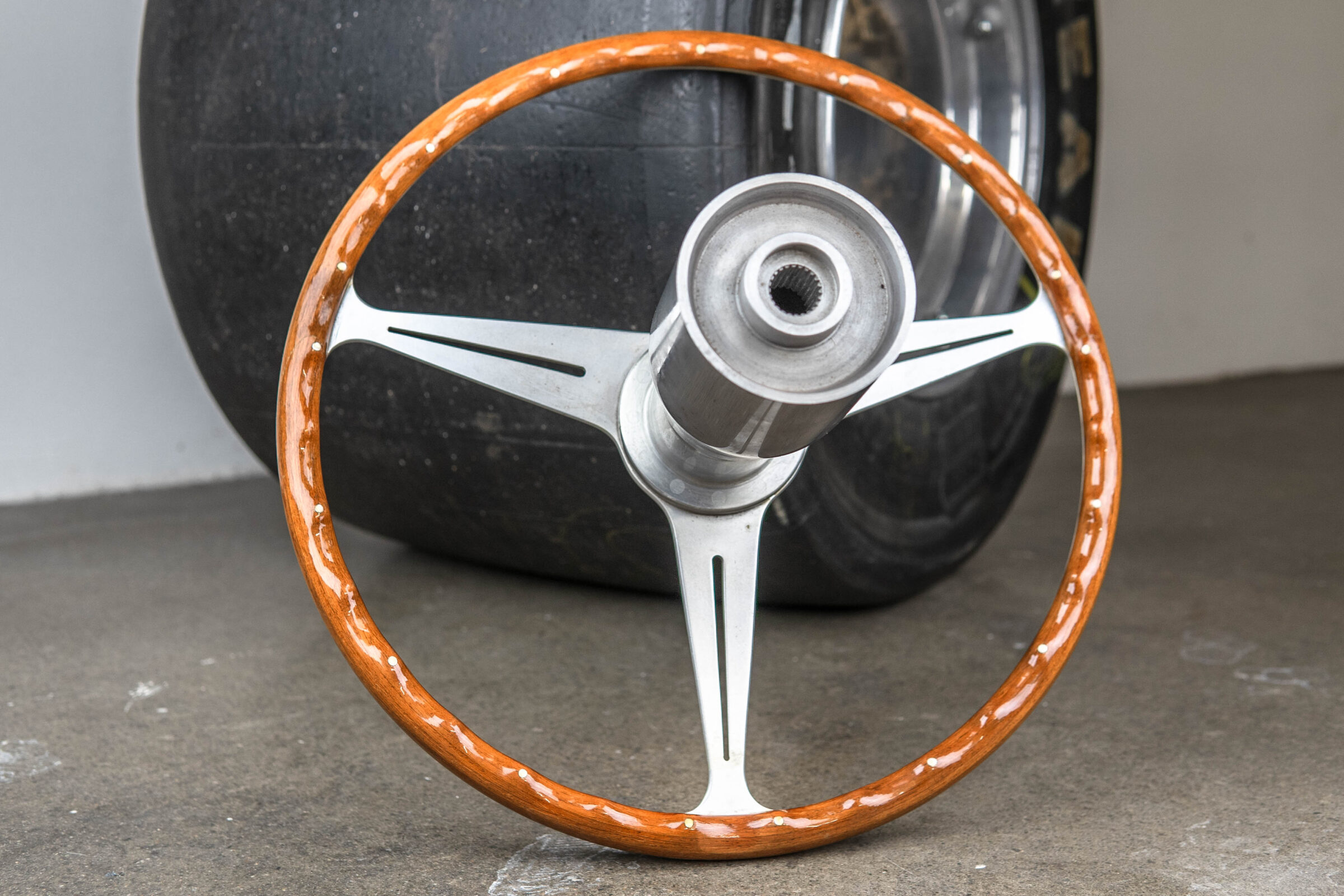 1960s Zimber DKW 1000s Holz-Lenkrad – Bild 7