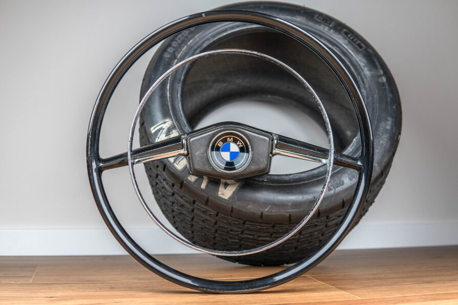 1960s BMW wooden steering wheel New Class 1800 / 2000