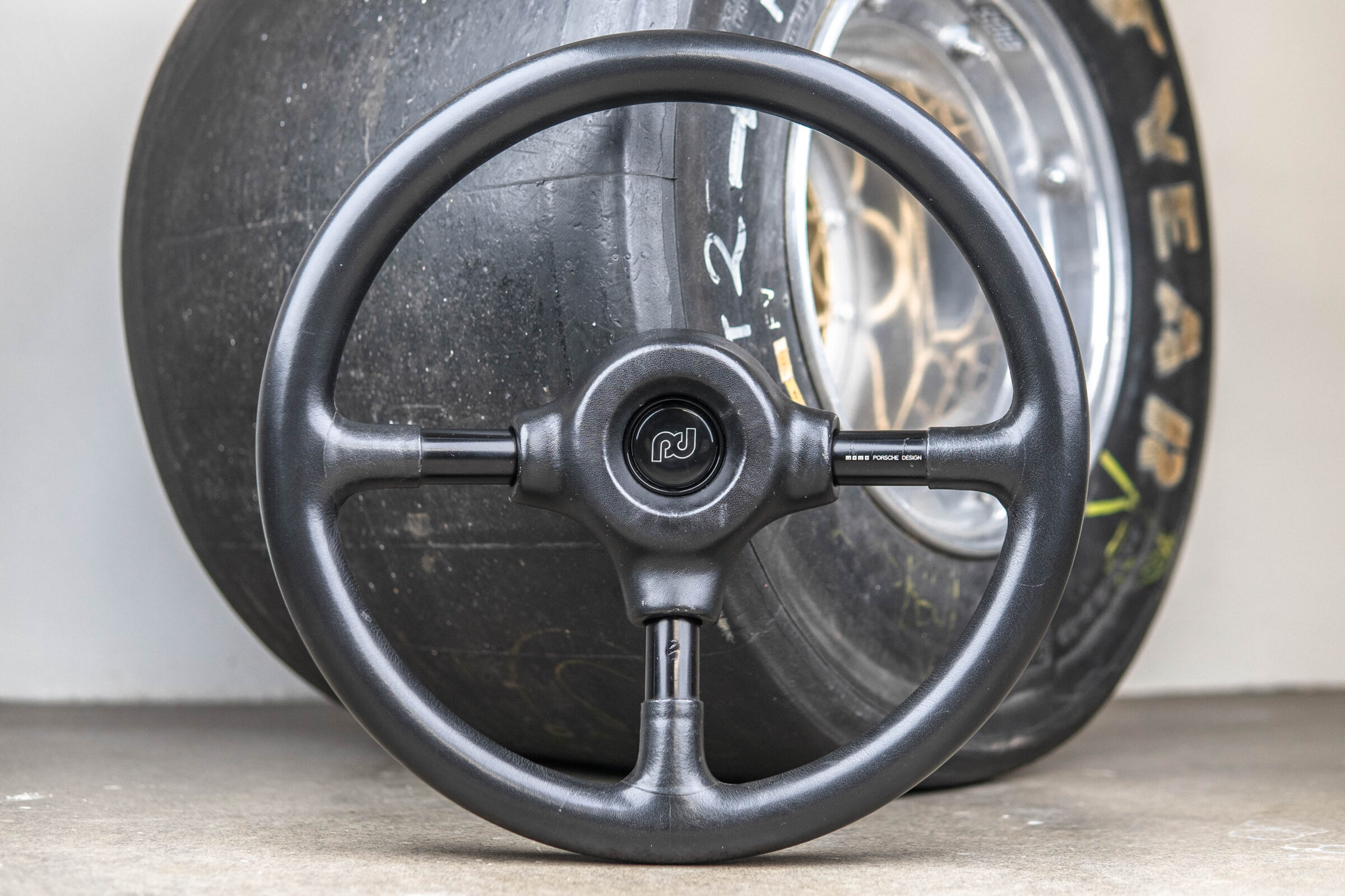 1980s MOMO "PORSCHE DESIGN" steering wheel