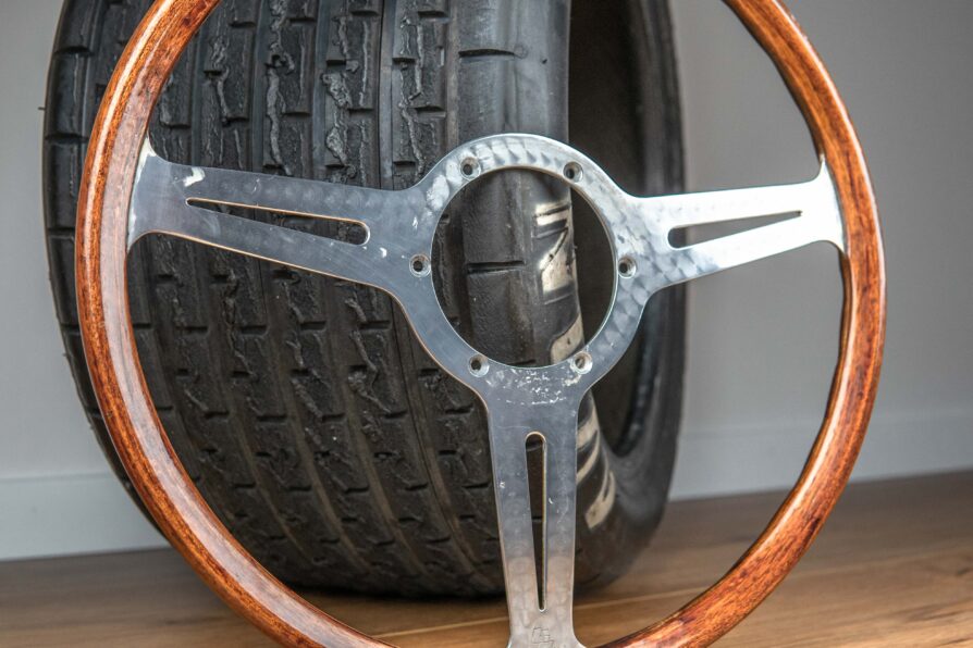 1960' Les Leston wooden steering wheel Porsche 356 / 911 / 904 / 906 - Image 2