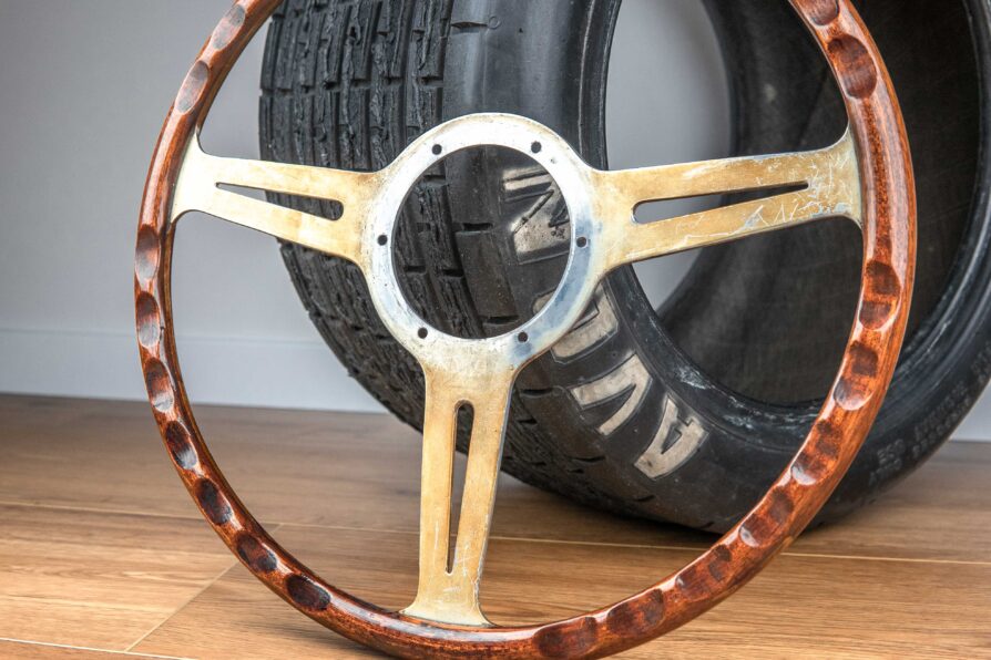 1960' Les Leston wooden steering wheel Porsche 356 / 911 / 904 / 906 - Image 5