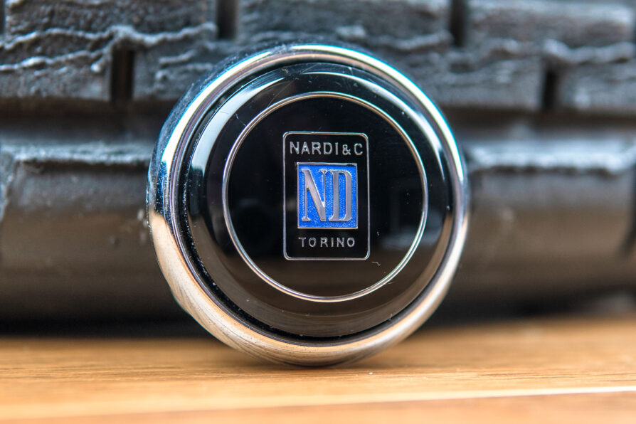 Bouton de klaxon Nardi & C Torino des années 1970 Lancia / Fiat / Alfa Romeo / Ferrari