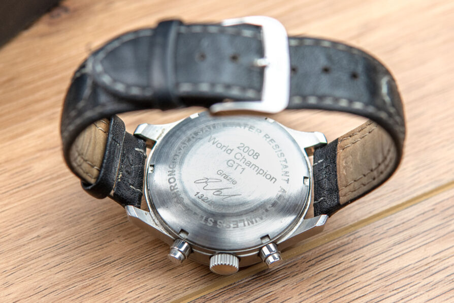 Chronographe à quartz édition limitée 2009 « Maserati MC12 Andrea Bertolini / Michael Bartels FIA GT » – Image 3