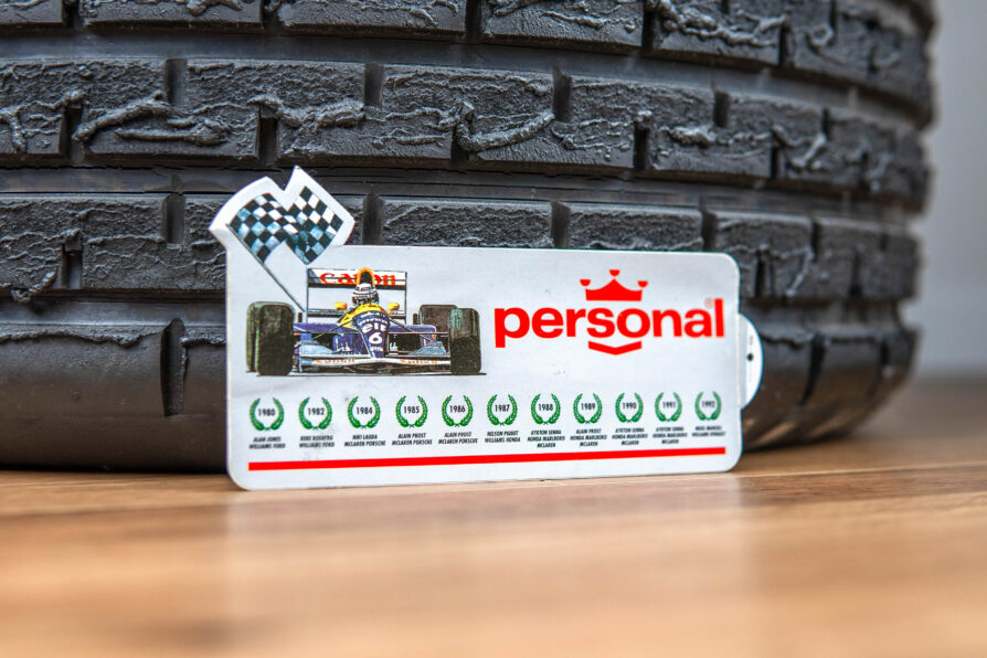 1992' PERSONAL Sticker F1 Prost / Piquet / Lauda / Senna
