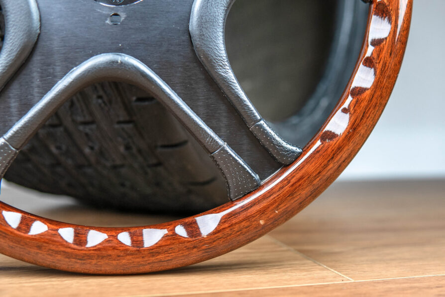 1993' MOMO "Design by Hella" ML36 Holz-Lenkrad Audi / BMW / Mercedes – Bild 6