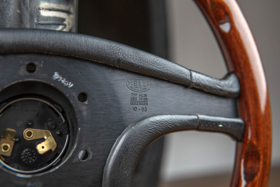 1993' MOMO "Design by Hella" ML36 Holz-Lenkrad Audi / BMW / Mercedes – Bild 7