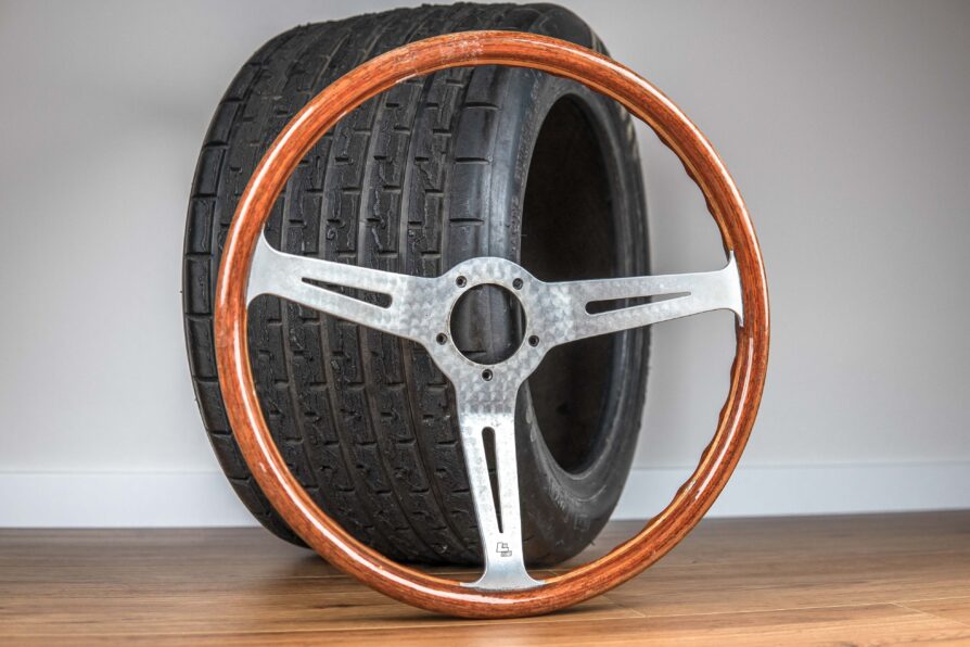 1960' Les Leston wooden steering wheel Porsche 356 / 911 / 904 / 906 - Image 2