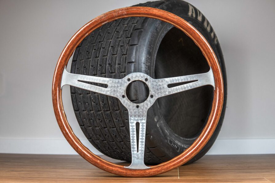 1960' Les Leston wooden steering wheel Porsche 356 / 911 / 904 / 906