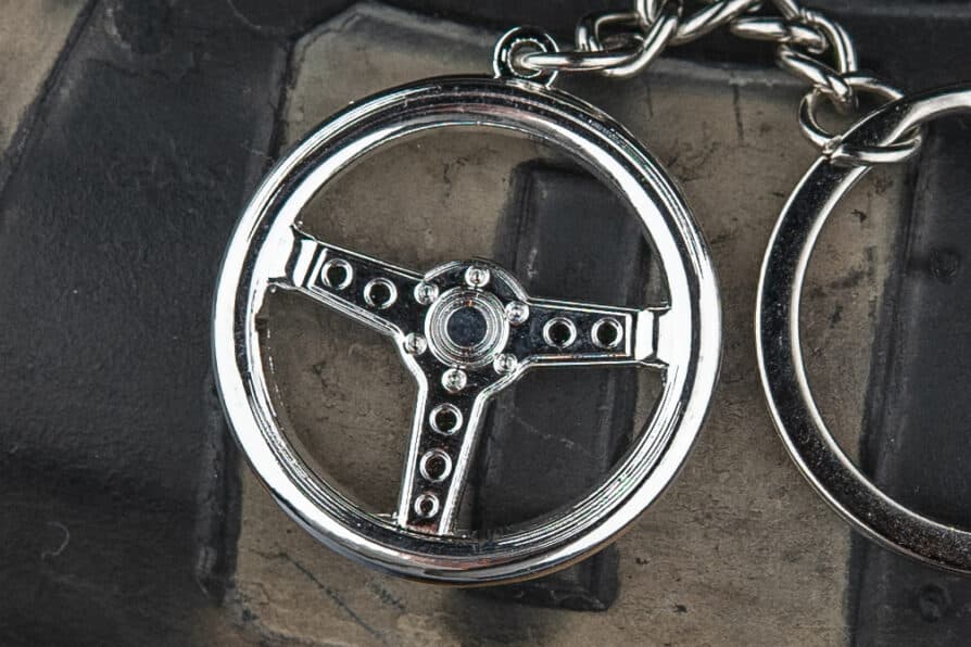 Limited edition steering wheel keychain "prototipo" silver - Image 3