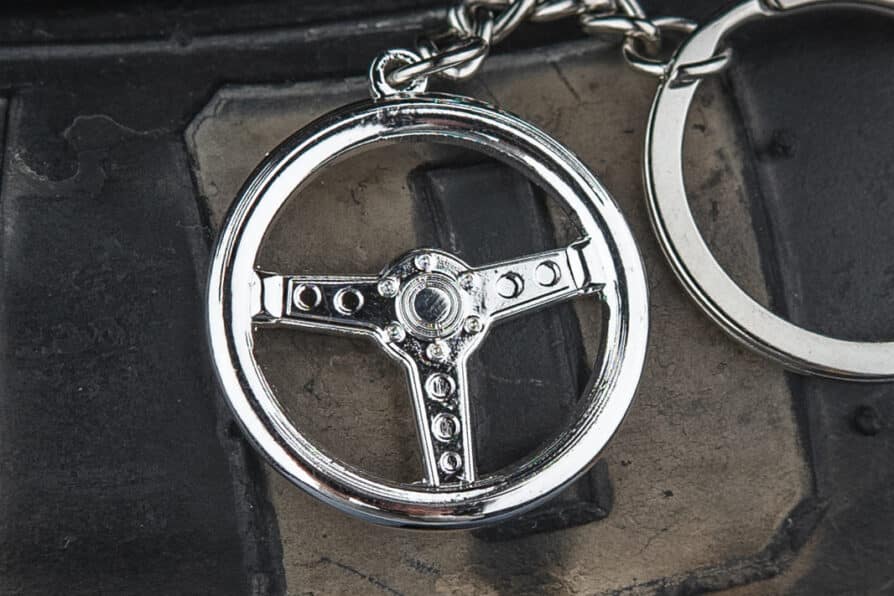 Limited edition steering wheel keychain "prototipo" silver - Image 2