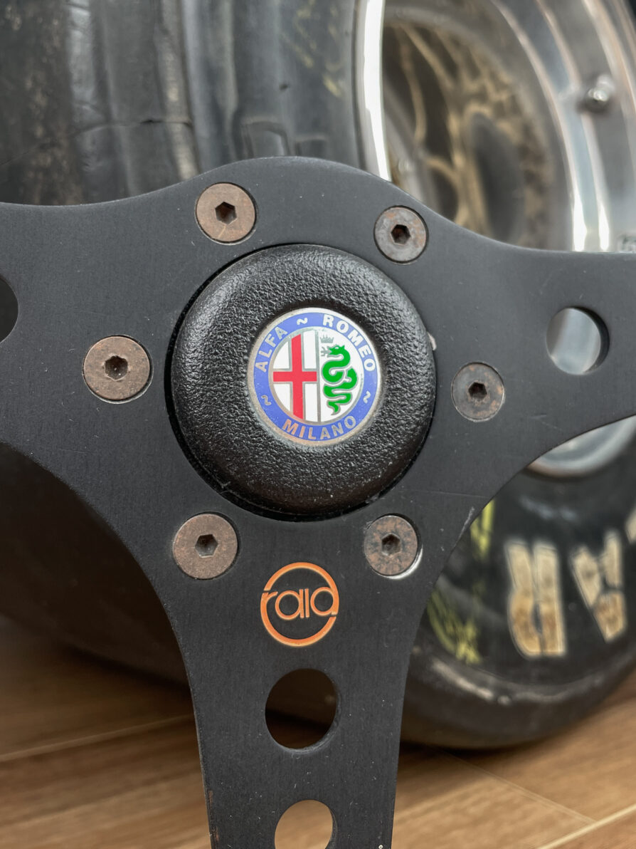 1980s RAID steering wheel Alfa Romeo 1300 / 1600 / Junior / GTA / GTV - Image 6
