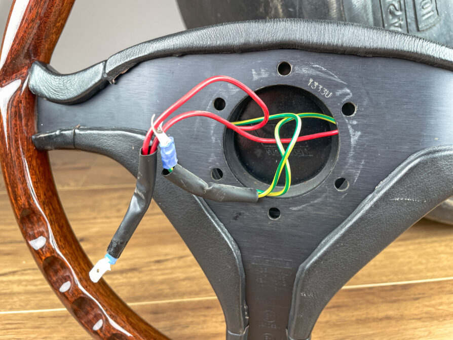 Volante in legno MOMO VL35 "ZENDER" del 1991 VW / Audi / Mercedes / BMW - immagine 5