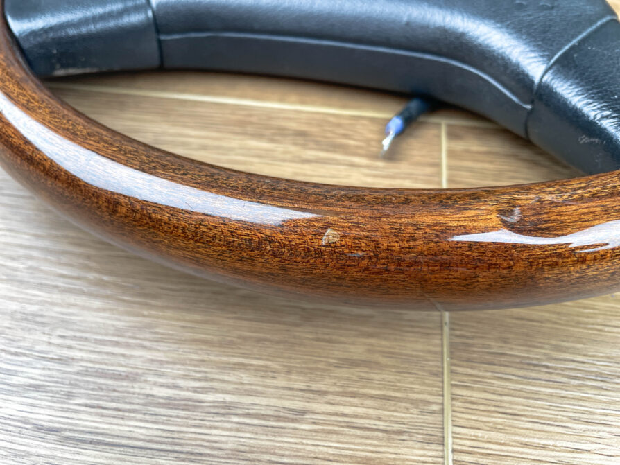 Volante in legno MOMO VL35 "ZENDER" del 1991 VW / Audi / Mercedes / BMW - immagine 6