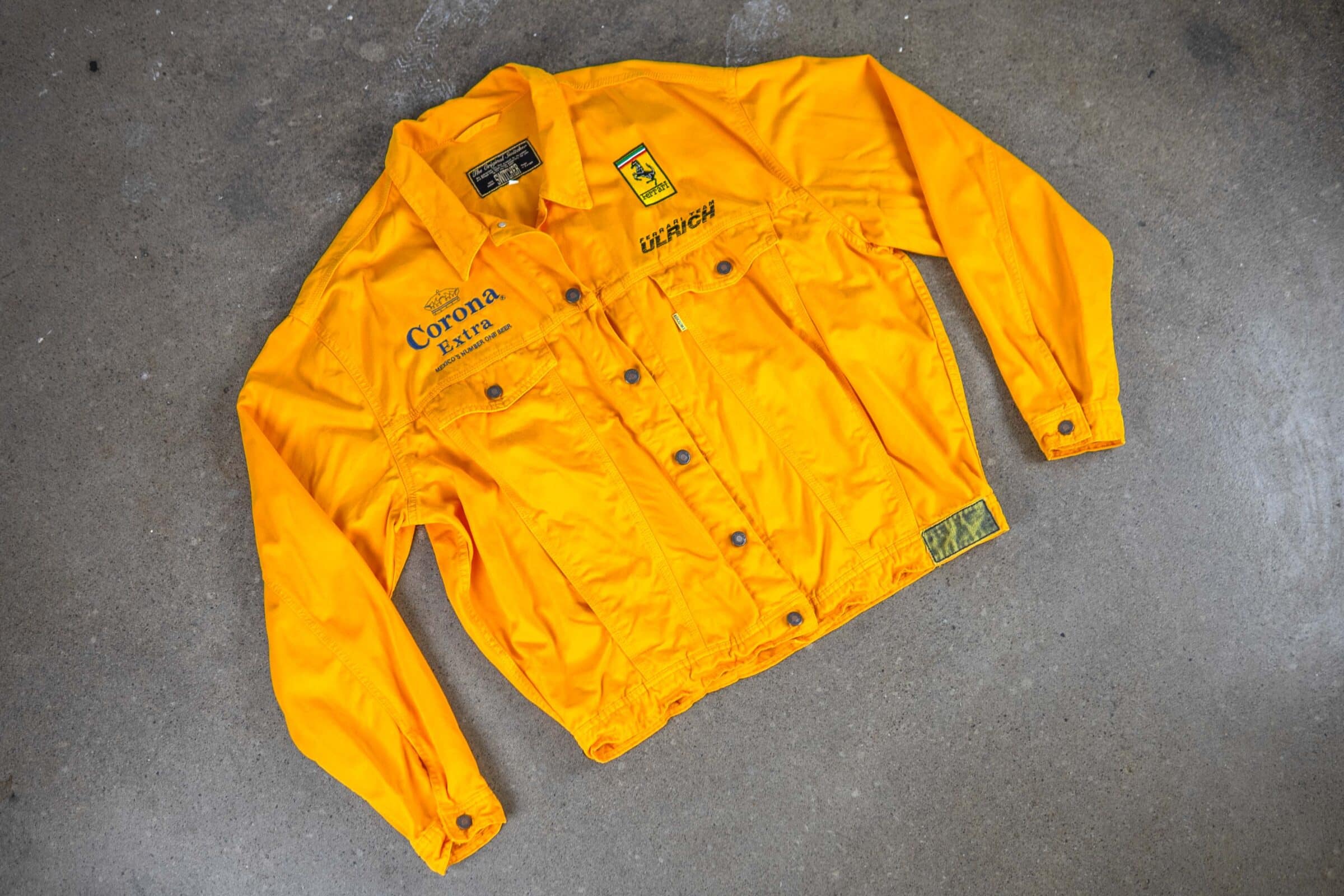 1996' Switcher Jeansjacke (XL) Ferrari Team Ulrich Corona Extra – Bild 2