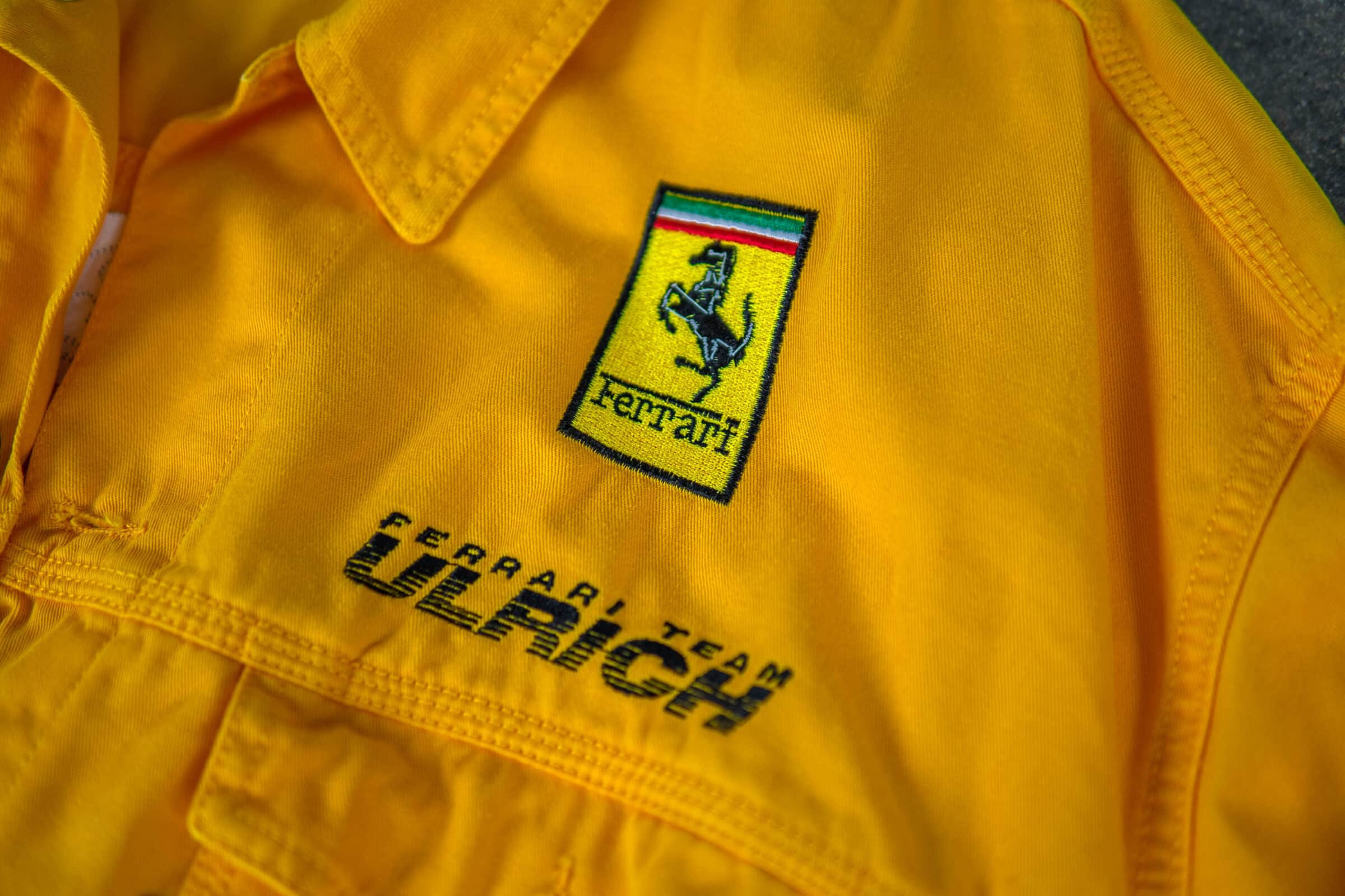 1996' Switcher Jeansjacke (XL) Ferrari Team Ulrich Corona Extra – Bild 6