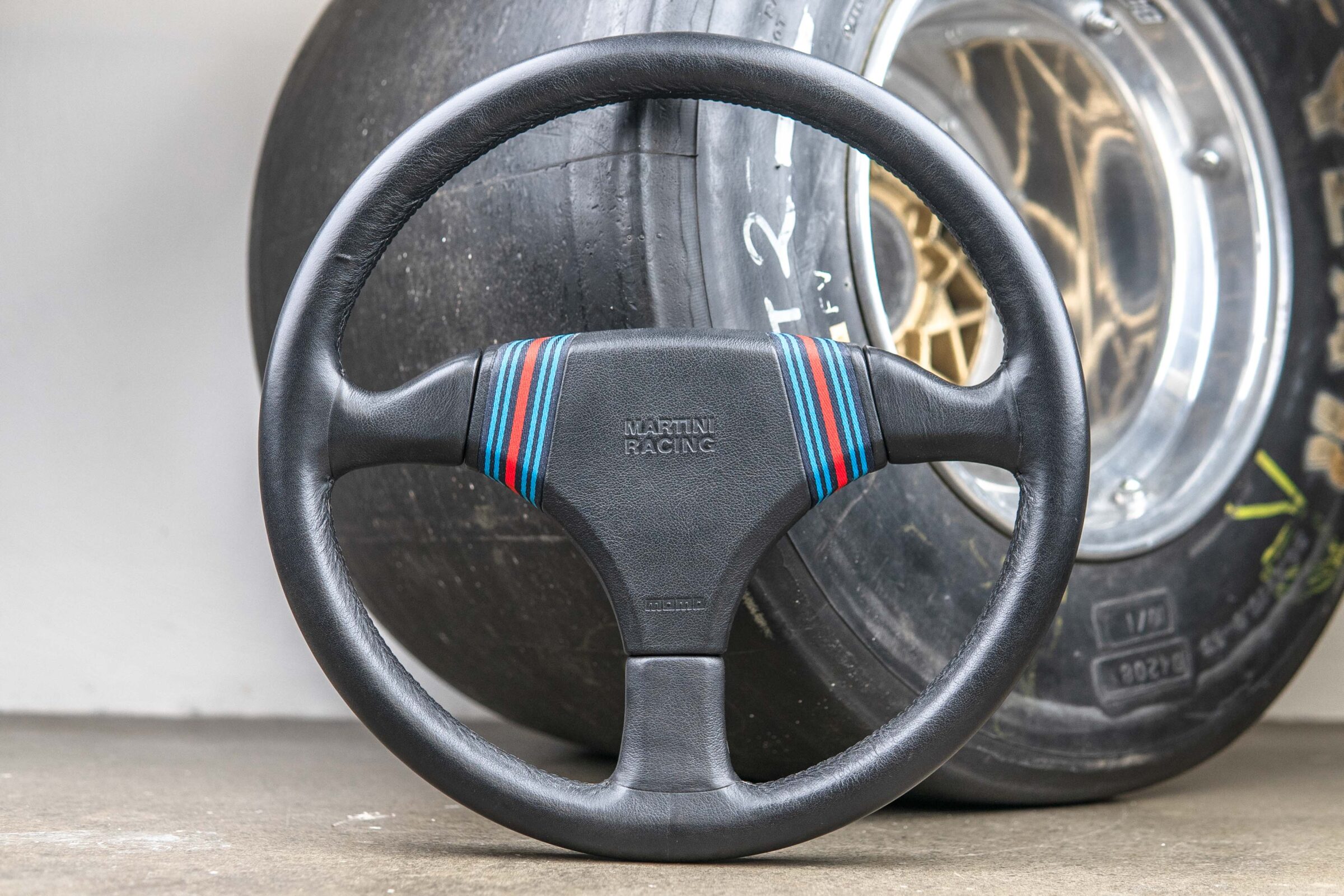 1988' MOMO V36 steering wheel "Martini Racing"