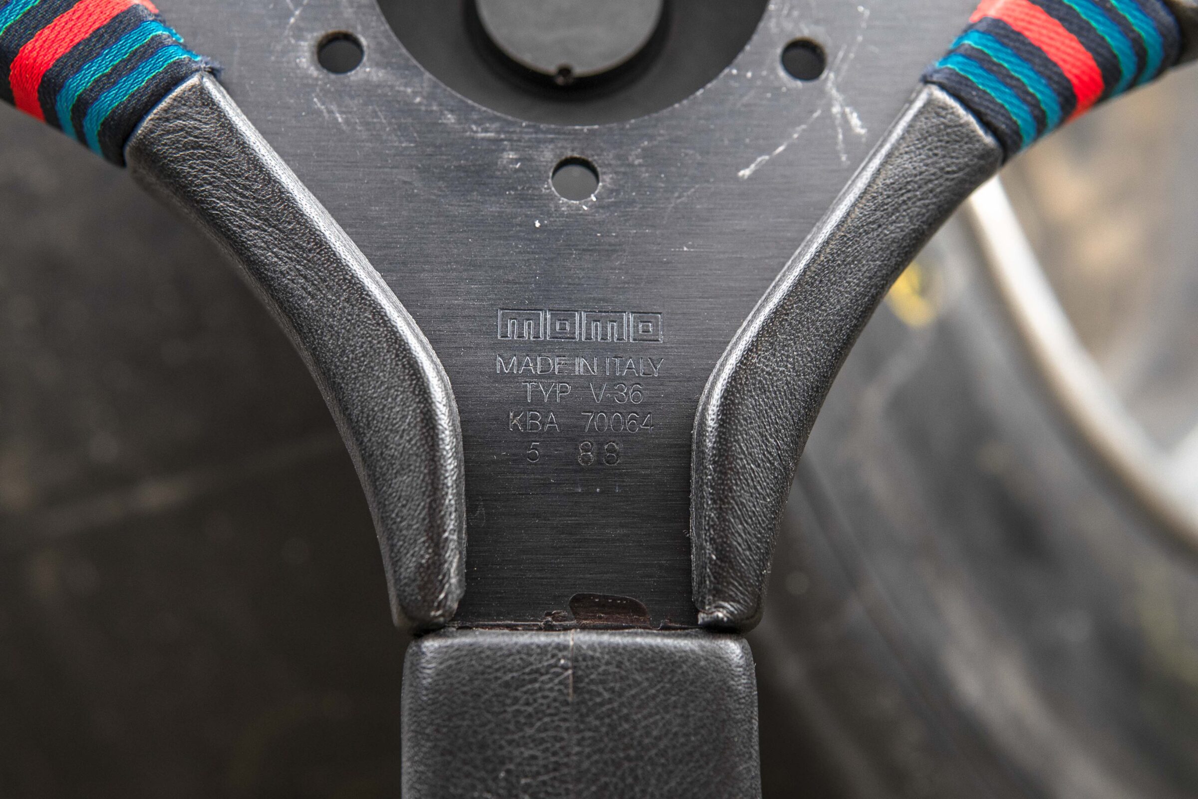 1988' MOMO V36 steering wheel "Martini Racing" - Image 5
