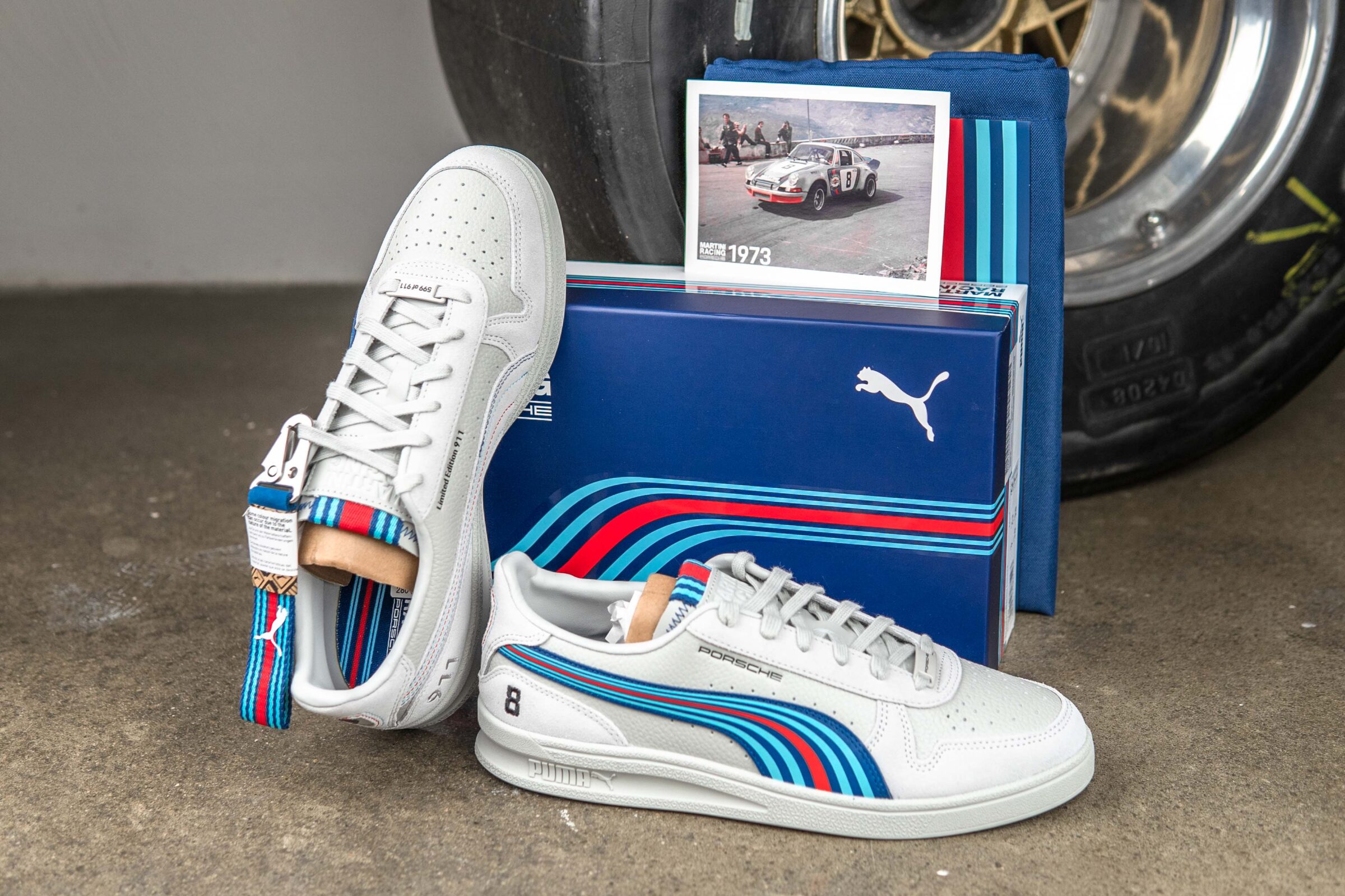 2025' Puma x Porsche Martini Racing Sneaker Gr. 43 – (599/911) Limitierte Motorsport-Edition