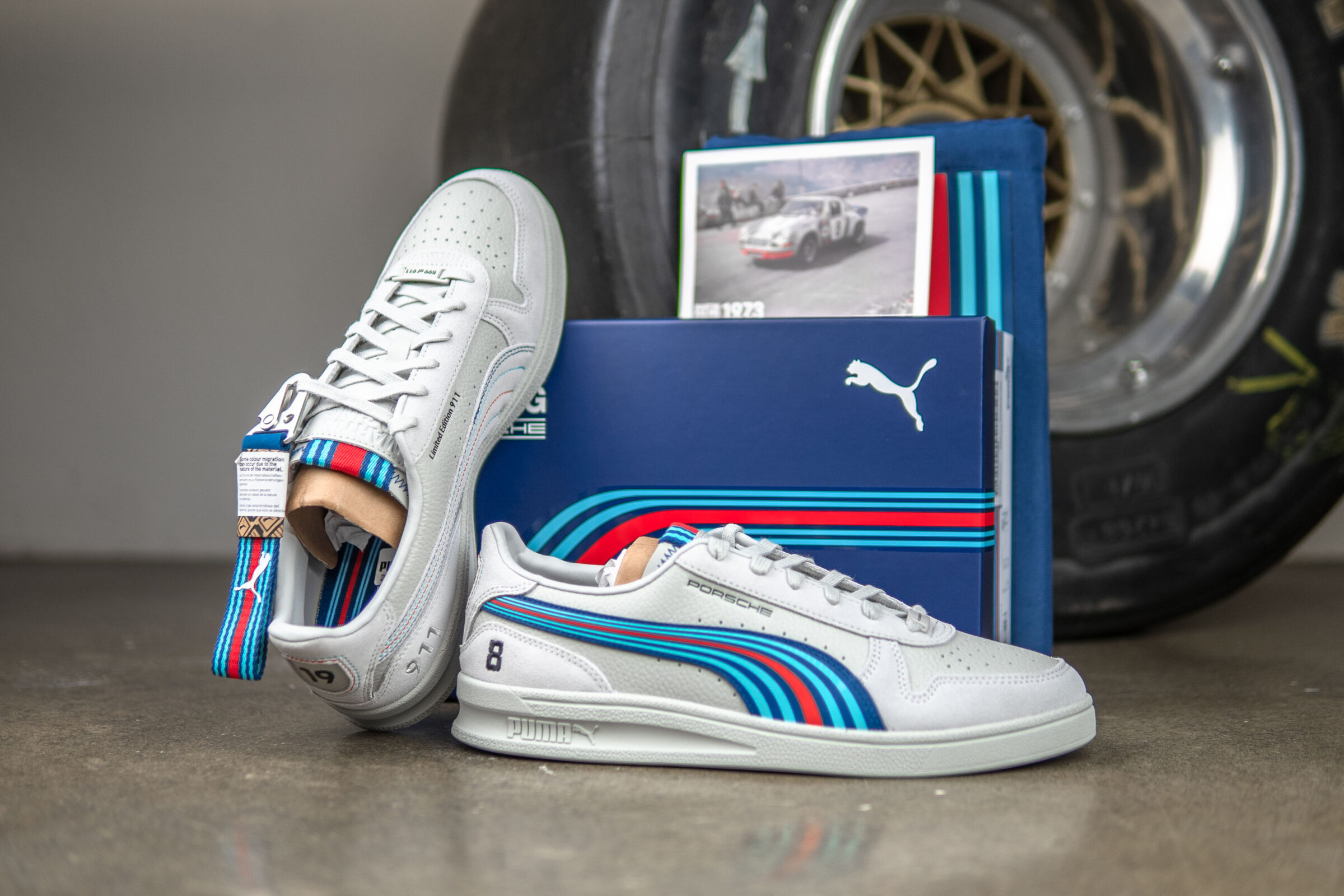 2025' Puma x Porsche Martini Racing Sneaker Gr. 43 – (599/911) Limitierte Motorsport-Edition – Bild 2