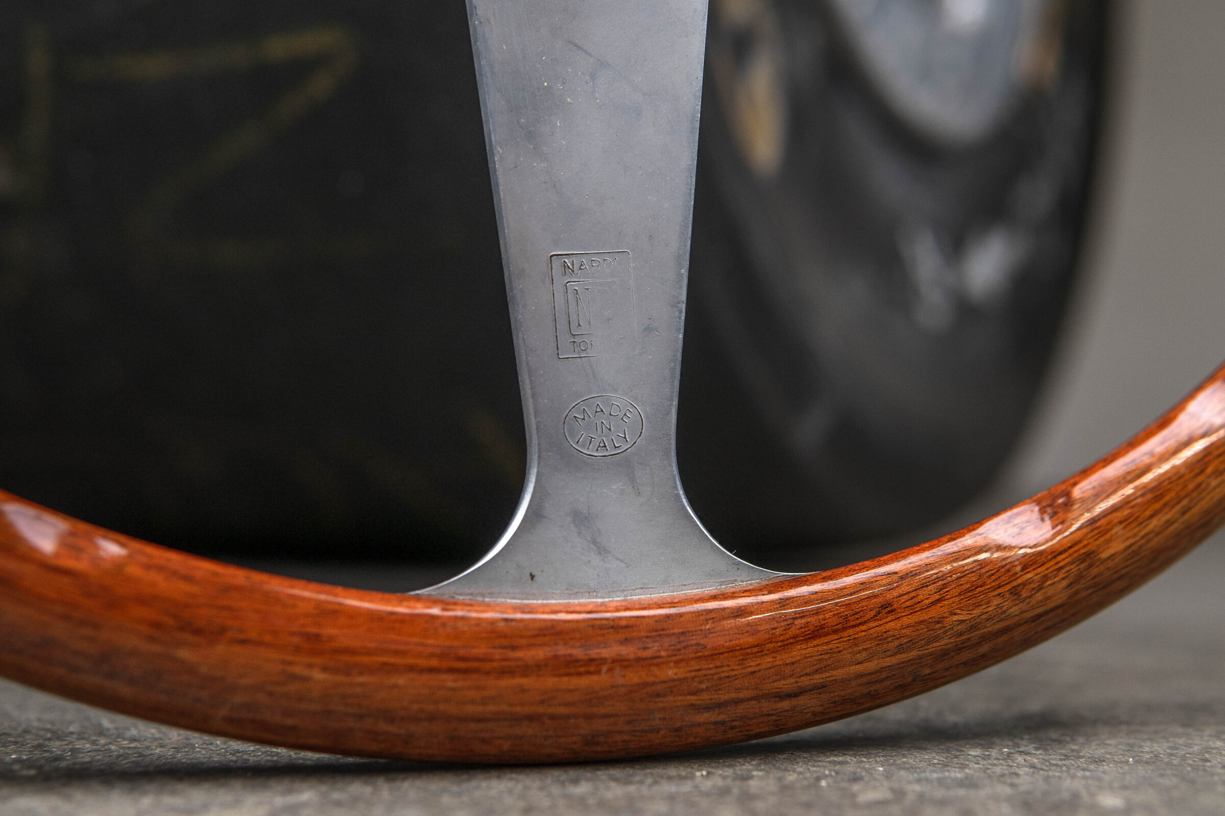 1960s Nardi Holz-Lenkrad Ferrari / Maserati / Mercedes / Porsche – Bild 5